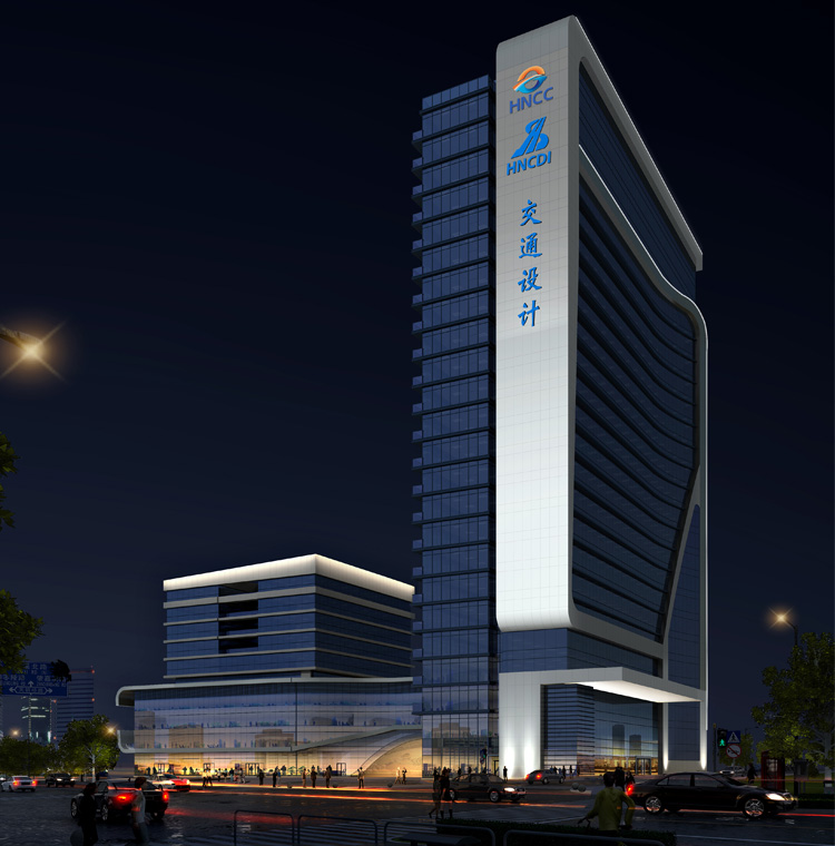 湖南省交通勘察設計院設計大樓亮化工程